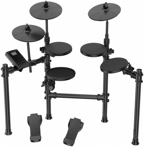 CIRCLE TONE CTD-100 электронная ударная установка 7 пэдов. 3х8" пэда томов, 3х10" пэда тарелок фото 2