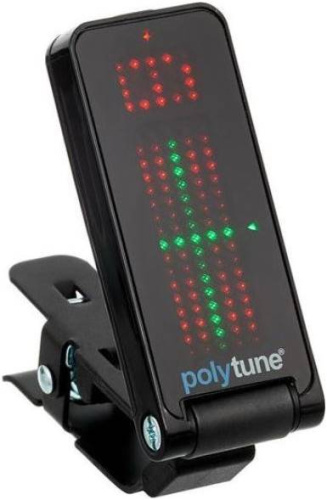 TC Electronic PolyTune Clip Black полифонический тюнер-прищепка, цвет черный фото 3