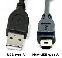 Proel USB1AAMLU18 Кабель USB1.0 "USB A" <> "Mini-USB A", длина 1.8м, цвет: черный.