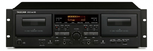 Tascam 202MK7 2-кассетный рекордер USB выход MIC вход Реверс, 12% pitch, Dolby NR,B,HX Pro
