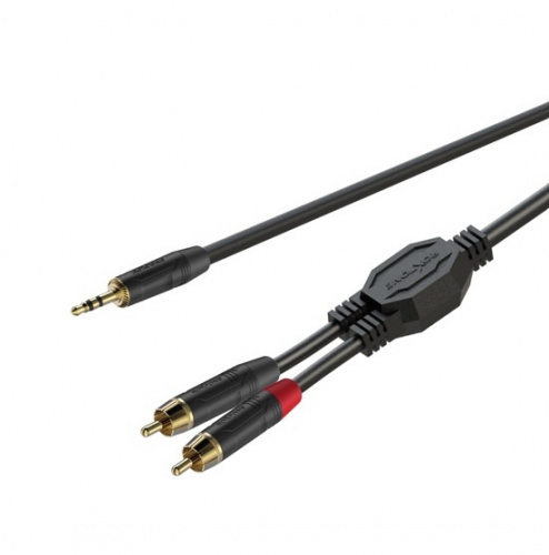 ROXTONE GPTC140/2 Аудио-кабель, JACK(S) 3,5MM-2*RCA, 2м
