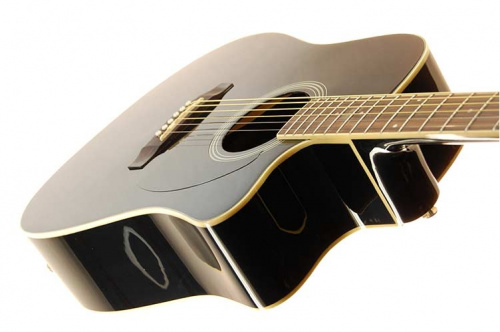 IBANEZ PF15ECE-BK электроакустическая гитара, цвет черный фото 3