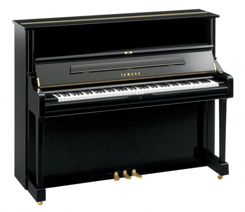 YAMAHA U1 JPE акустическое пианино-сайлент 121см., цвет черный, полированное, с банкеткой