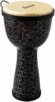 TERRIS DPC-10 CRACK- джембе, пластик, 10'(25см)-20'(50см), черный с трещинами