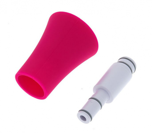 NUVO Straighten Your jSax Kit (White/Pink) Съемный мундштук для флейты, цвет белый/розовый