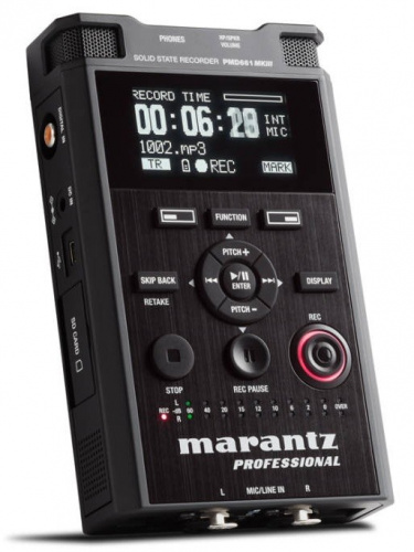 MARANTZ PMD661MKIII Портативный рекордер на карты SD, XLR микрофон