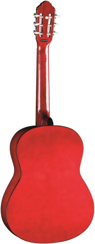 EKO CS-10 Red Burst классическая гитара 4 4, топ липа, корпус липа, цвет красный санберст фото 2