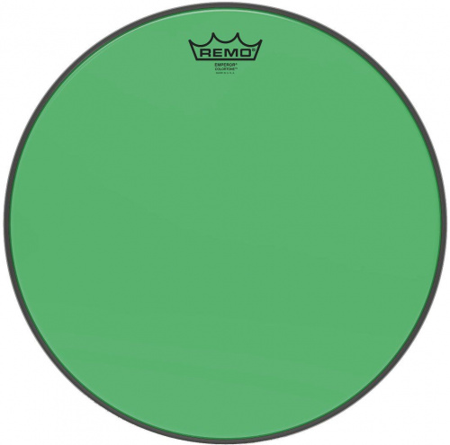 REMO BE-0316-CT-GN Emperor Colortone Green Drumhead 16 цветной двухслойный прозрачный пластик з