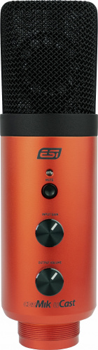 ESI cosMik uCast USB микрофон конденсаторный кардиоидный диафрагма 1" диапазон частот 30-18000 Гц фото 2