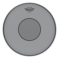 Remo P7-0314-CT-SM 14"Powerstroke 77 пластик для барабана прозрачный, двойной, темный