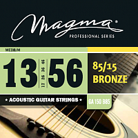 Magma Strings GA150B85 Струны для акустической гитары Серия: Bronze 85-15 Калибр: 13-17-26-36-46