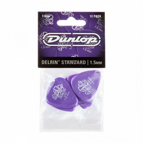 Dunlop Delrin 500 41P150 12Pack медиаторы, толщина 1.5 мм, 12 шт. фото 4