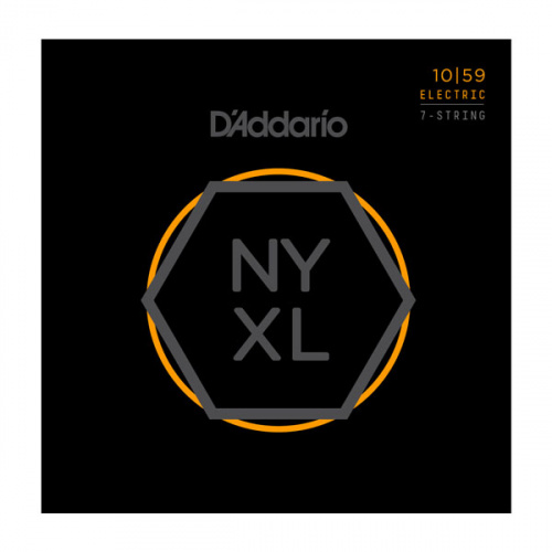 D'Addario NYXL1059 струны для 7-стр. электрогитары,10-59