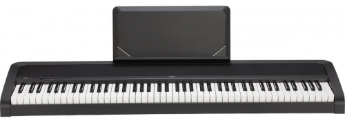 KORG B2N цифровое пианино, облегченная клавиатура, 12 тембров, педаль, адаптер питания в комплекте, цвет черный, полифония 120 фото 2