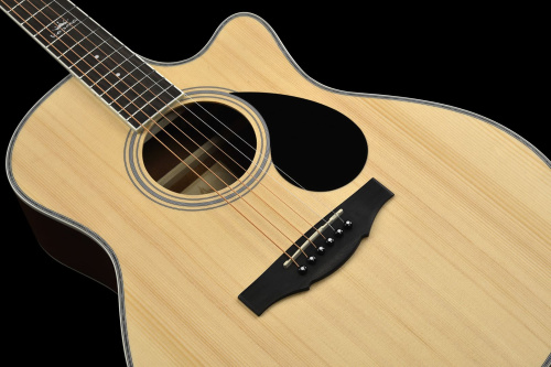 KEPMA A1CE Natural электроакустическая гитара, цвет натуральный, в комплекте 3м кабель фото 6