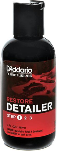 PLANET WAVES PW-PL-01 RESTORE DEEP CLEANING CREAM POLISH полироль для глубокой очистки и удаления мелких царапин (шаг 1 из 3)
