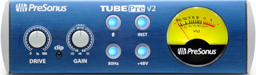 PreSonus TubePre V2 ламповый микрофонно-инструментальный преамп с расширенным гейном фото 2