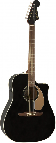 Fender Redondo Player JTB Электроакустическая гитара, цвет черный фото 2