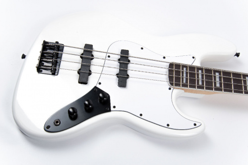 ROCKDALE DS-JB401 WH бас-гитара типа джаз бас, цвет белый фото 5
