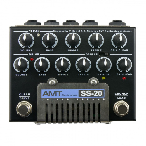 AMT SS-20 Гитарный ламповый преамп, б/п 12В в комплекте