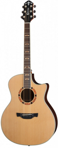 CRAFTER STG G-18ce электроакустическая гитара, верхняя дека Solid кедр, корпус палисандр