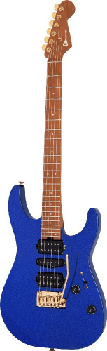 CHARVEL Pro-Mod DK24 HSH 2PT CM Mystic Blue электрогитара, цвет - синий фото 7