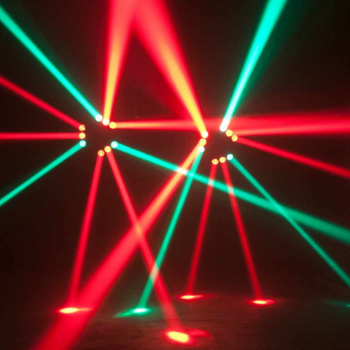 American DJ KAOS осветительное устройство с динамичными и узкими лучами в сочетании с чейзами трех 3-секцион фото 3