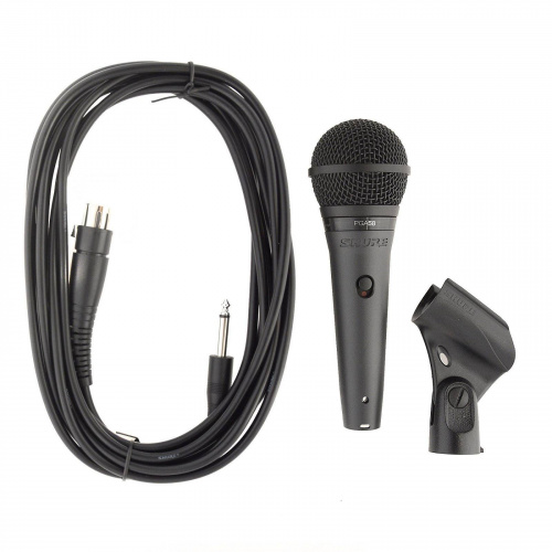 SHURE PGA58-QTR-E кардиоидный вокальный микрофон c выключателем, с кабелем XLR -1/4. фото 3