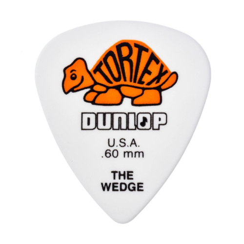 Dunlop 424R060 Tortex Wedge 72Pack медиаторы, толщина 0.6 мм, 72 шт.