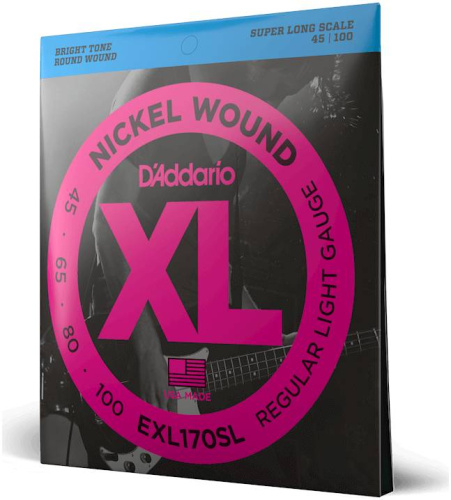 D'Addario EXL170SL Струны Бас, Super Long, 045-100