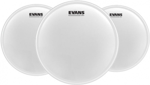 EVANS ETP-UV1-R TOMPACK UV1 CTD 10,12, 16 ROCK набор двухслойных пластиков с напылением (для томов 10', 12', 16')