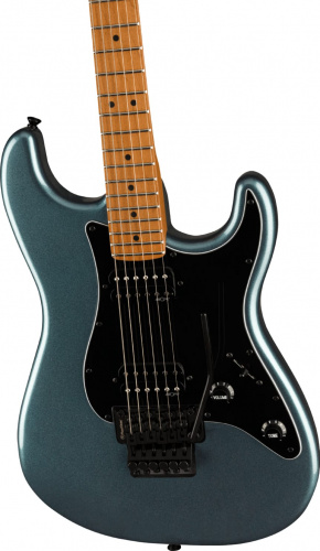 FENDER SQUIER Contemporary Stratocaster HH FR Gunmetal Metallic электрогитара, цвет серый фото 3