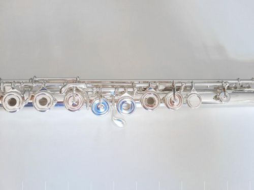 Artist AF-800RBSSO Флейта открытые клапаны во французском стиле не в линию паяные звуковые отверстия с коленом B Е-механика головка корпус и нижнее ко фото 2