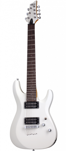 Schecter C-7 Deluxe SBK Гитара электрическая семиструнная, крепление грифа: на болтах фото 3