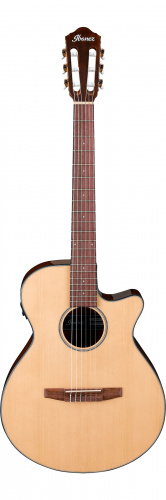 IBANEZ AEG50N-NT электроакустическая гитара с нейлоновыми струнами, цвет натуральный