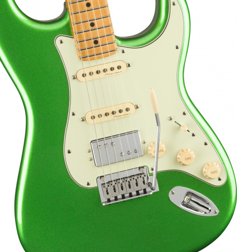 FENDER Player Plus STRAT HSS MN CMJ электрогитара, цвет - зеленый, чехол в комплекте фото 6
