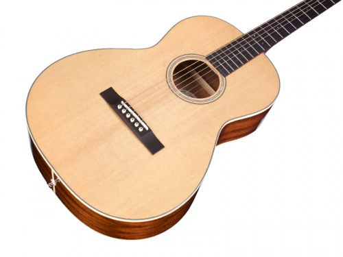 GUILD P-240 12-Fret Parlor акустическая гитара формы парлор, топ - массив ели, корпус - махагони, цвет - натуральный фото 4