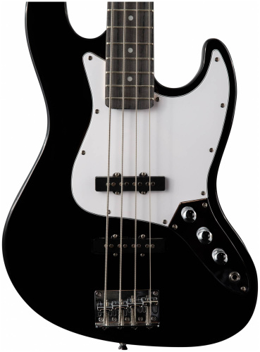 TERRIS TJB-46 BK бас-гитара jazz bass,цвет черный фото 2