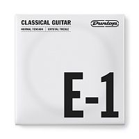 Dunlop Nylon Crystal Treble E-1 DCY01ENS струна E, 1я стр. для клас гитары, нейлон, посер медь
