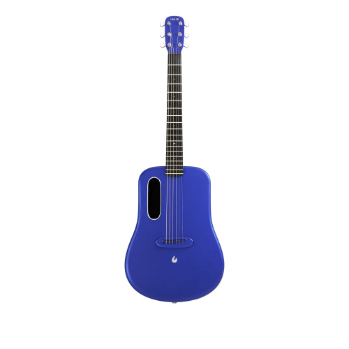 LAVA ME 3 36' Blue электроакустическая гитара со звукоснимателем и встроенными эффектами, материал: карбон, чехол Space Bag в ко фото 2
