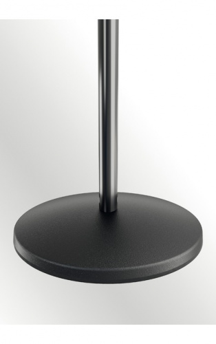 K&M 26200-300-55 Elegance прямая микрофонная стойка с пневматической системой регулировки высоты, круглое основание, высота 1055-1735 мм, цвет черный фото 2