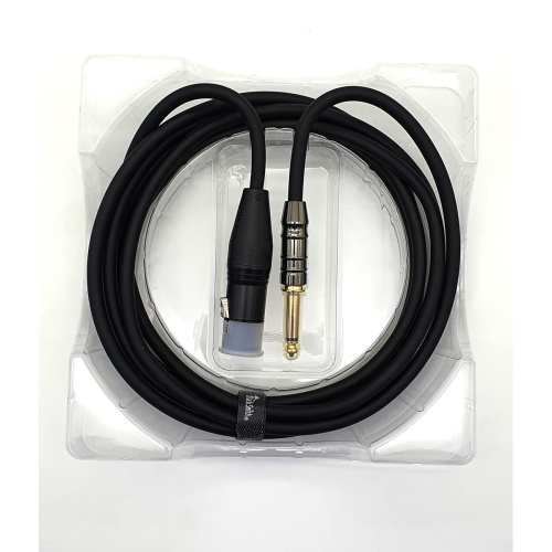 BlackSmith Microphone Cable Vocalist Series 9.8ft VS-STFXLR3 микр кабель, 3 м, прям Jack + XLR мама фото 2