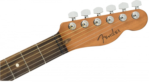 FENDER American Acoustasonic Telecaster Sonic Gray моделирующая полуакустическая гитара, цвет серый, чехол в комплекте фото 4