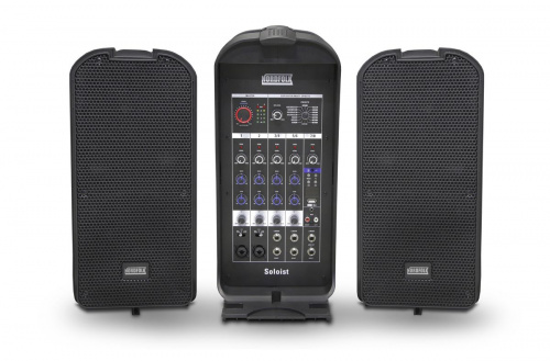 NordFolk SOLOIST компактный мобильный звуковой комплект, 300 Вт, 8 каналов, MP3 плеер, Bluetooth