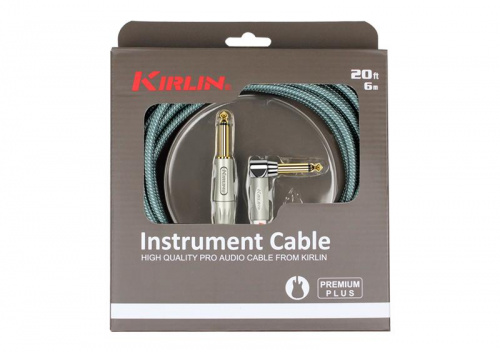 Kirlin IWB-202PFGL 6M OL кабель инструментальный Разъемы: 1/4" прямой моноджек 1/4" угловой мон фото 4