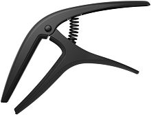 Ernie Ball 9600 Axis Capo Black, универсальный каподастр, пружинный, цвет чёрный