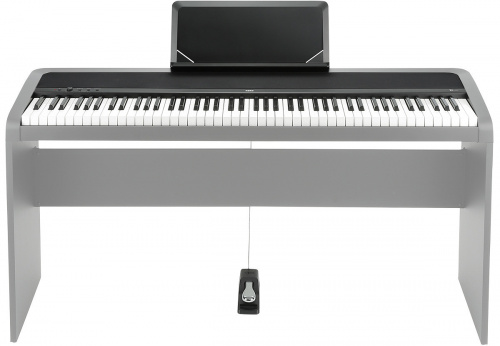 KORG B1-BK цифровое пианино, 8 тембров (Acoustic x 3, Electric Piano x 2, Harpsichord, Organ x 2), педаль, адаптор питания в комплекте, цвет черный, п