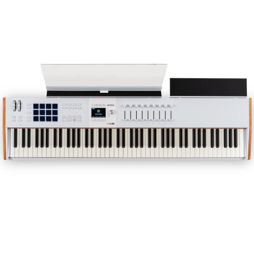 Arturia KeyLab 88 mk3 White Профессиональная MIDI-клавиатура, 88 клавиш, цвет белый фото 2