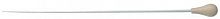 GEWA BATON дирижерская палочка 41 см, белый бук, деревянная ручка