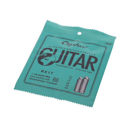 Orphee RX17 Струны для электрогитары, сталь, обмотка из сплава никеля, 10-46